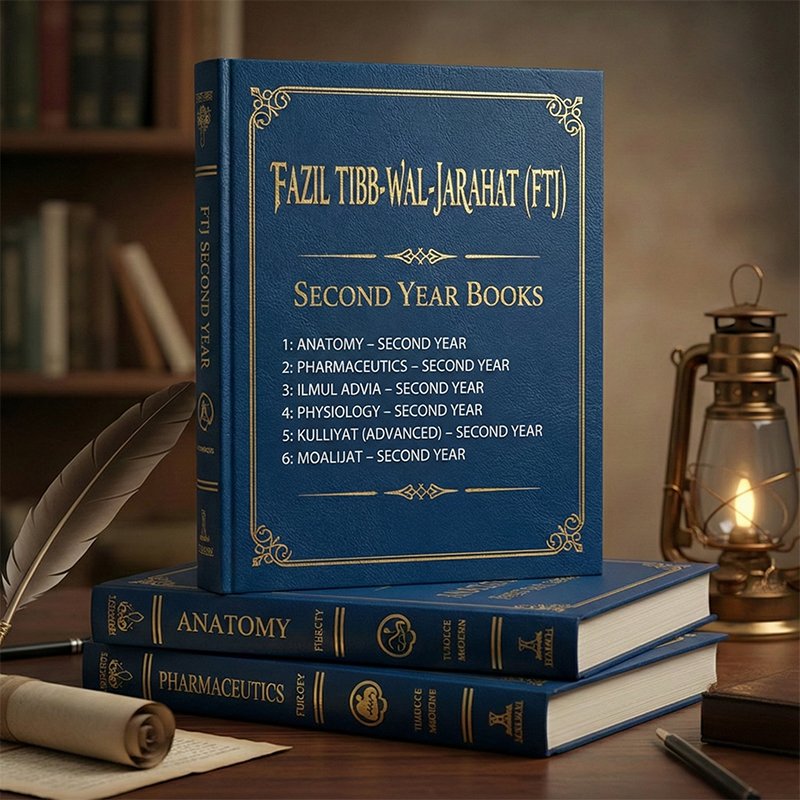Fazil Tibb-WAL-Jarahat Second Year Books